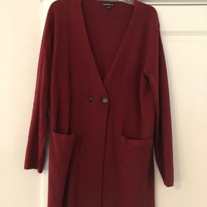 JCrew walking coat sweater. Cotton. Size L